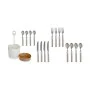 Set de Cubiertos Marrón Acero Inoxidable (8 Unidades) de Kinvara, Juegos de cubertería - Ref: S3625630, Precio: 86,60 €, Desc...