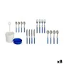 Cutlery Set Blue Stainless steel (8 Units) by Kinvara, Cutlery sets - Ref: S3625631, Price: 95,60 €, Discount: %