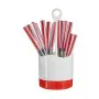 Set de Cubiertos Rojo Acero Inoxidable (8 Unidades) de Kinvara, Juegos de cubertería - Ref: S3625632, Precio: 95,60 €, Descue...