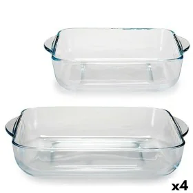 Set of Kitchen Dishes Borcam Squared (4 Units) by Pasabahce, Plates and dishes - Ref: S3625635, Price: 44,12 €, Discount: %