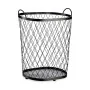 Cesto Negro Metal 40 L 31 x 54,7 x 46,5 cm (4 Unidades) de Gift Decor, Cajas y arcones de almacenaje - Ref: S3625640, Precio:...