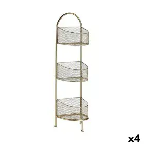 Estantes Dourado Metal 21,2 x 97 x 28,5 cm (4 Unidades) de Gift Decor, Unidades de estantes - Ref: S3625649, Preço: 107,88 €,...