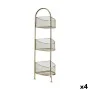 Shelves Golden Metal 21,2 x 97 x 28,5 cm (4 Units) by Gift Decor, Standing Shelf Units - Ref: S3625649, Price: 107,88 €, Disc...