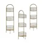 Shelves Golden Metal 21,2 x 97 x 28,5 cm (4 Units) by Gift Decor, Standing Shelf Units - Ref: S3625649, Price: 107,88 €, Disc...