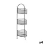 Estantes Prateado Metal 21,2 x 97 x 28,5 cm (4 Unidades) de Gift Decor, Unidades de estantes - Ref: S3625651, Preço: 107,88 €...