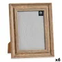 Fotorahmen 21 x 2 x 26 cm Kristall Holz Braun Kupfer Kunststoff (6 Stück) von Gift Decor, Wand- und Tischrahmen - Ref: S36256...