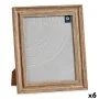 Cadre photo 26 x 2 x 31 cm Verre Bois Marron Cuivre Plastique (6 Unités) de Gift Decor, Cadres muraux et de table - Réf : S36...