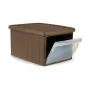 Aufbewahrungsbox mit Deckel Stefanplast Elegance Side Beige Kunststoff 29 x 21 x 39 cm (5 Stück) von Stefanplast, Aufbewahrun...