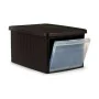 Caja de Almacenaje con Tapa Stefanplast Elegance Lateral Marrón Plástico 29 x 21 x 39 cm (5 Unidades) de Stefanplast, Cajas y...