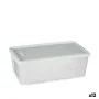 Caixa de Armazenagem com Tampa Stefanplast Elegance Branco Plástico 5 L 19,5 x 11,5 x 33 cm (12 Unidades) de Stefanplast, Cai...