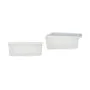 Caixa de Armazenagem com Tampa Stefanplast Elegance Branco Plástico 5 L 19,5 x 11,5 x 33 cm (12 Unidades) de Stefanplast, Cai...