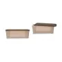 Scatola portaoggetti con coperchio Stefanplast Elegance Beige Plastica 5 L 19,5 x 11,5 x 33 cm (12 Unità) di Stefanplast, Sca...