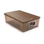 Storage Box with Lid Stefanplast Elegance Beige Plastic 38,5 x 17 x 59,5 cm (6 Units) by Stefanplast, Storage boxes and chest...