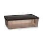 Caja de Almacenaje con Tapa Stefanplast Elegance Marrón Plástico 30 L 38,5 x 17 x 59,5 cm (6 Unidades) de Stefanplast, Cajas ...