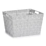 Cesto da Roupa Branco Tecido 10 L 25 x 20 x 35 cm (12 Unidades) de Kipit, Cestos para fornos rebatíveis - Ref: S3625690, Preç...