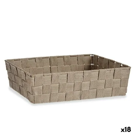 Mehrzweckkorb Beige Stoff 3,8 L 34 x 8,5 x 21 cm (18 Stück) von Kipit, Aufbewahrungsbehälter ohne Deckel - Ref: S3625691, Pre...