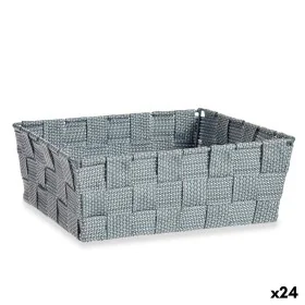 Multi-purpose basket Grey Cloth 2,4 L 20 x 8 x 24 cm (24 Units) by Kipit, Open Storage Bins - Ref: S3625692, Price: 45,02 €, ...