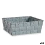 Mehrzweckkorb Grau Stoff 2,4 L 20 x 8 x 24 cm (24 Stück) von Kipit, Aufbewahrungsbehälter ohne Deckel - Ref: S3625692, Preis:...