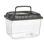 Fish tank With handle Medium Anthracite Plastic 3 L 17 x 16 x 24 cm (12 Units) by Mascow, Fish tanks - Ref: S3625726, Price: ...