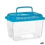 Pecera Con asa Mediano Azul Plástico 3 L 17 x 16 x 24 cm (12 Unidades) de Mascow, Peceras - Ref: S3625727, Precio: 67,61 €, D...