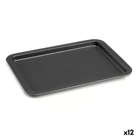 Bandeja para Forno Cinzento Metal 48 x 3 x 33,5 cm (12 Unidades) de Kinvara, Bandejas para bolachas e confeitaria - Ref: S362...