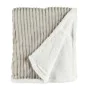 Couverture Blanc Gris 200 x 150 x 1,5 cm (6 Unités) de Gift Decor, Couvertures et couvre-lits - Réf : S3625746, Prix : 116,75...