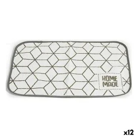 Table Mat 33 x 0,3 x 48 cm Grey White (12 Units) by Kinvara, Place Mats - Ref: S3625788, Price: 19,48 €, Discount: %