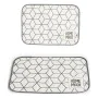 Table Mat 33 x 0,3 x 48 cm Grey White (12 Units) by Kinvara, Place Mats - Ref: S3625788, Price: 18,71 €, Discount: %