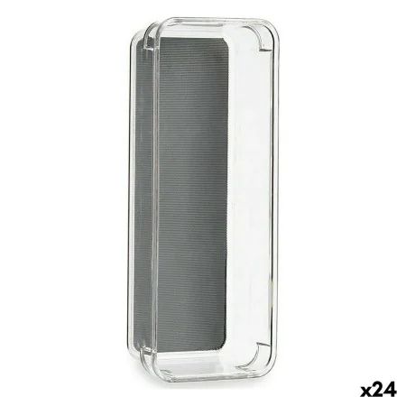 Organizador de Cajones Plástico reciclado Gris 9,3 x 4,5 x 23 cm (24 Unidades) de Kinvara, Estantes y soportes - Ref: S362579...