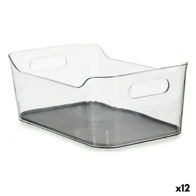 Schubladen-Organizer Wiederverwerteter Kunststoff Grau 17 x 10,5 x 24,5 cm (12 Stück) von Kinvara, Regale und Gestelle - Ref:...