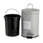 Pedal bin Beauty Products White Grey Steel Plastic 3 L (6 Units) by Berilo, Wastebaskets - Ref: S3625806, Price: 45,88 €, Dis...