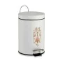 Pedal bin Art Nouveau White Bronze Steel Plastic 3 L (6 Units) by Berilo, Wastebaskets - Ref: S3625808, Price: 45,88 €, Disco...