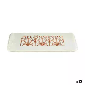 Alfombra de baño Art Nouveau Blanco Bronce 40 x 1,5 x 60 cm (12 Unidades) de Berilo, Alfombras de baño - Ref: S3625815, Preci...