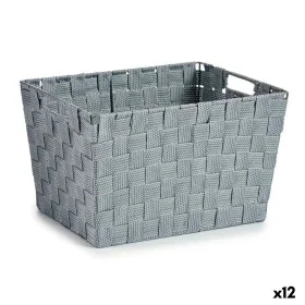 Panier à linge Gris Tissu 10 L 25 x 20,5 x 35 cm (12 Unités) de Kipit, Corbeilles à linge - Réf : S3625817, Prix : 58,23 €, R...