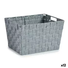 Panier à linge Gris Tissu 10 L 25 x 20,5 x 35 cm (12 Unités) de Kipit, Corbeilles à linge - Réf : S3625817, Prix : 58,23 €, R...