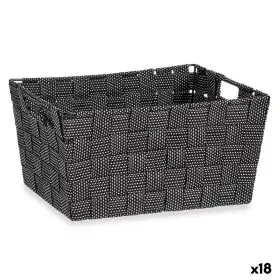 Panier Multi-usages Noir Tissu 20 x 14 x 30 cm (18 Unités) de Kipit, Boîtes de rangement ouvertes - Réf : S3625818, Prix : 49...