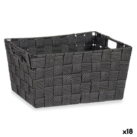 Cesta Multiusos Preto Tecido 20 x 14 x 30 cm (18 Unidades) de Kipit, Caixas de arrumação sem tampa - Ref: S3625818, Preço: 49...