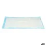 Resguardos absorventes 40 x 60 cm Azul Branco Papel Polietileno (10 Unidades) de Mascow, Fraldas e tapetes sanitários - Ref: ...