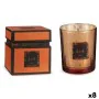 Scented Candle Cinnamon Orange 8 x 9 x 8 cm (8 Units) by Acorde, Candles - Ref: S3625841, Price: 40,14 €, Discount: %