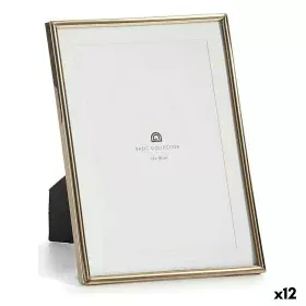 Cadre photo Verre Doré Acier (12 Unités) de Gift Decor, Cadres muraux et de table - Réf : S3625846, Prix : 40,16 €, Remise : %