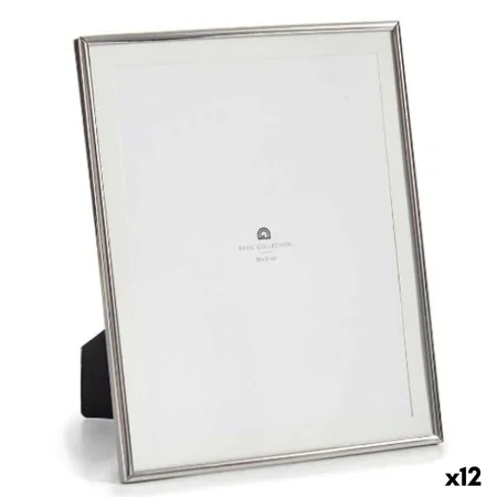 Cadre photo Argenté Verre Acier 23 x 28 x 15 cm (12 Unités) de Gift Decor, Cadres muraux et de table - Réf : S3625848, Prix :...