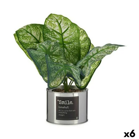 Plante décorative Caladium Métal Plastique 26 x 26 x 26 cm (6 Unités) de Ibergarden, Plantes artificielles - Réf : S3625857, ...