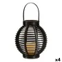 Lanterne à LED Marron Plastique 21 x 23,7 x 21 cm (4 Unités) de Ibergarden, Réverbères - Réf : S3625863, Prix : 66,84 €, Remi...