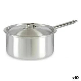 Cazo con Tapa Ø 24 cm Plateado Aluminio 5 L (10 Unidades) de Kinvara, Cazos - Ref: S3625864, Precio: 96,07 €, Descuento: %