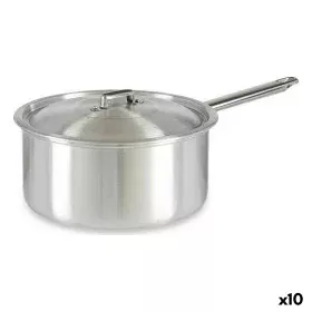 Cazo con Tapa Ø 24 cm Plateado Aluminio 5 L (10 Unidades) de Kinvara, Cazos - Ref: S3625864, Precio: 106,07 €, Descuento: %