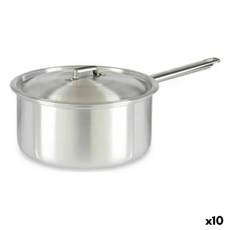 Saucepan with Lid Silver Aluminium 4 L 24,5 x 12 x 41 cm (10 Units) by Kinvara, Saucepans - Ref: S3625865, Price: 83,22 €, Di...