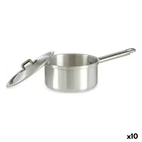 Cazo con Tapa Ø 14 cm Plateado Aluminio 1 L (10 Unidades) de Kinvara, Cazos - Ref: S3625868, Precio: 45,23 €, Descuento: %