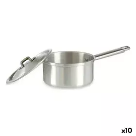 Topf mit Deckel Ø 14 cm Silberfarben Aluminium 1 L (10 Stück) von Kinvara, Kochtöpfe - Ref: S3625868, Preis: 45,23 €, Rabatt: %