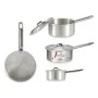 Saucepan with Lid Ø 14 cm Silver Aluminium 1 L (10 Units) by Kinvara, Saucepans - Ref: S3625868, Price: 46,13 €, Discount: %