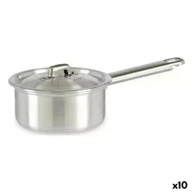 Saucepan with Lid Ø 12 cm Silver Aluminium 600 ml (10 Units) by Kinvara, Saucepans - Ref: S3625871, Price: 41,59 €, Discount: %